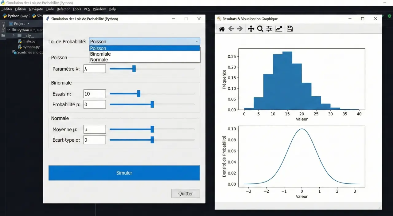 Simulation Probabilités Python
